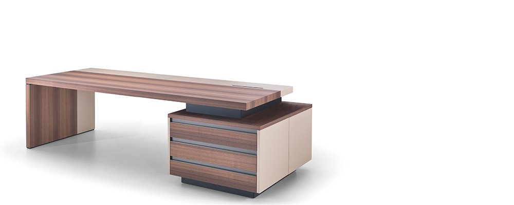 Bureau met ladeblok