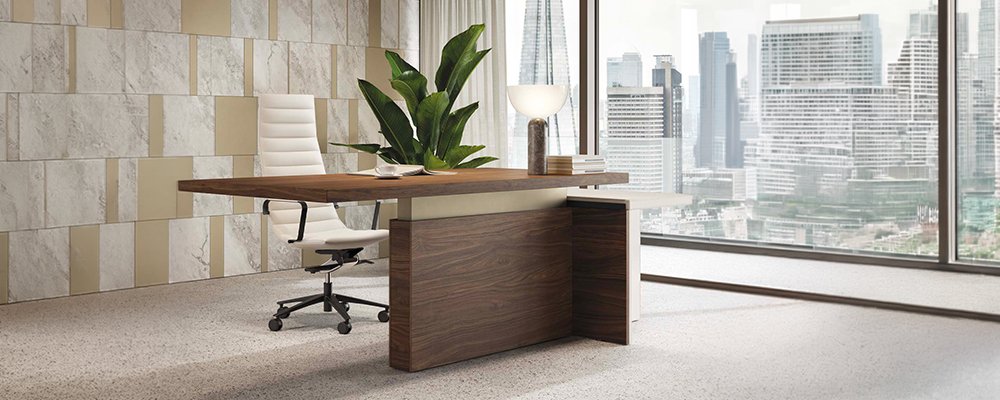 Bureau met ladeblok