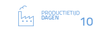 productietijd: 10 dagen